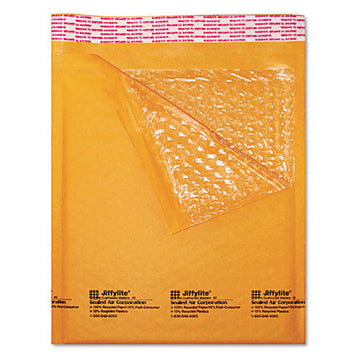 Sealed Air Jiffylite Self-seal Bubble Mailer, #5, Barrier Bubble Lining, Self-adhesive Closure, 10.5 X 16, Golden Brown Kraft, 25-carton freeshipping - TVN Wholesale